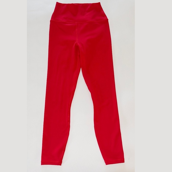 NirvanaTech Lotus* 7/8 Legging Red Poppy Leggings Yoga Tights XS - Picture 3 of 6